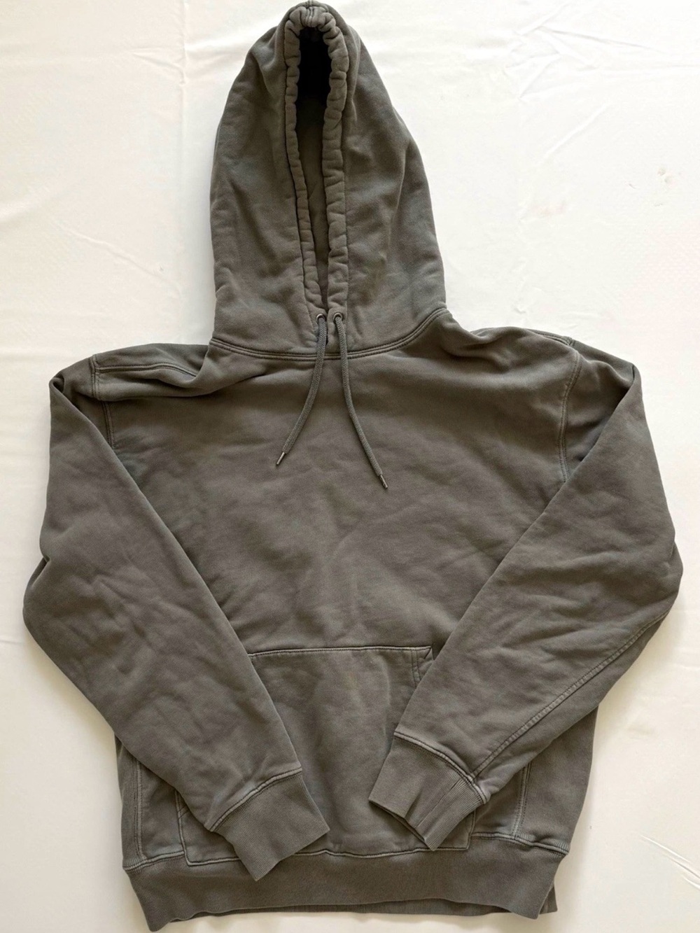 J. Crew Men's French Terry Hooded Pullover Sweatshirt - Green